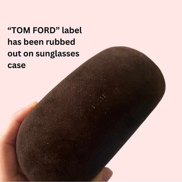 TOM FORD brown gradient aviator sunglasses, hard suede case & cleaning cloth - Picture 13 of 15